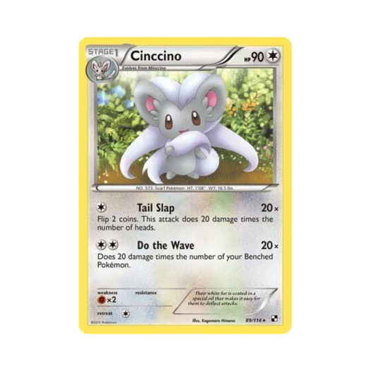 Pokemon TCG Cinccino R Black & White (English Ver.)