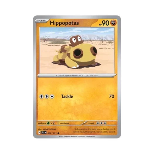 포켓몬 TCG 히포포타스 C 프리즈매틱 에볼루션즈 (영문판) 카드 이미지
