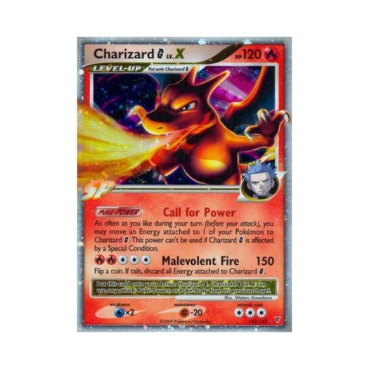 포켓몬 TCG 리자몽 G LV.X RHL 슈프림 빅터스 (영문판)