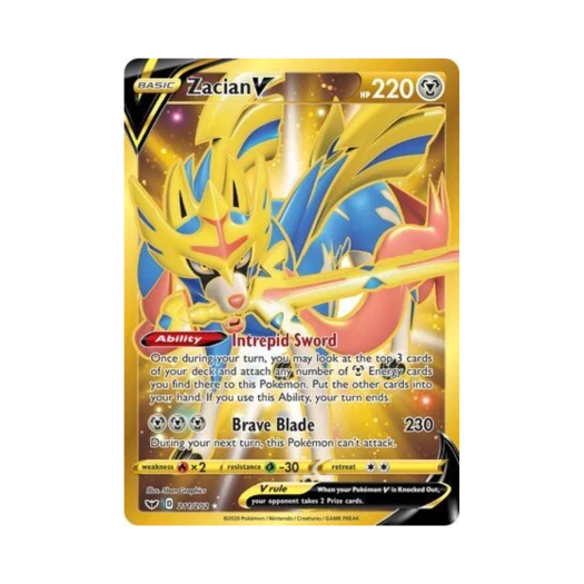 포켓몬 TCG 자시안 V RS 소드 & 실드 (영문판)