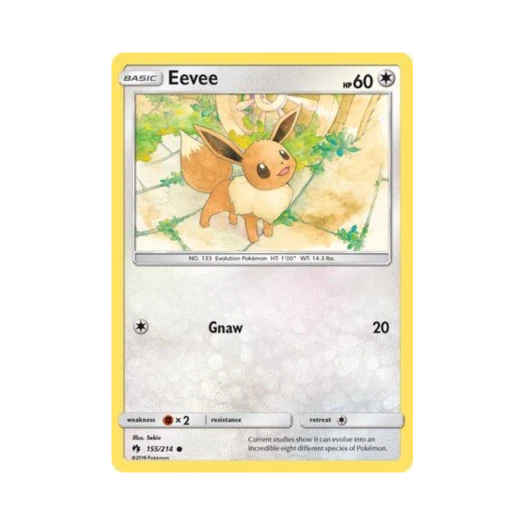 포켓몬 TCG 이브이 C 로스트 썬더 (영문판)