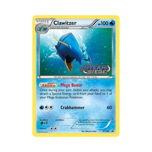 Pokemon TCG Clawitzer P XY Promos (English Ver.)