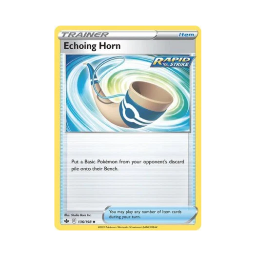 포켓몬 TCG 메아리호른 U 칠링 레인 (영문판)