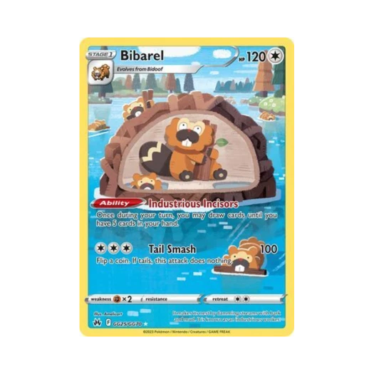포켓몬 TCG 비버통 R 크라운 제니스 (영문판)