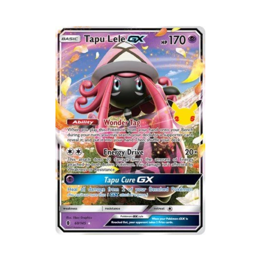 Pokemon TCG Tapu Lele GX RH Celebrations (English Ver.)
