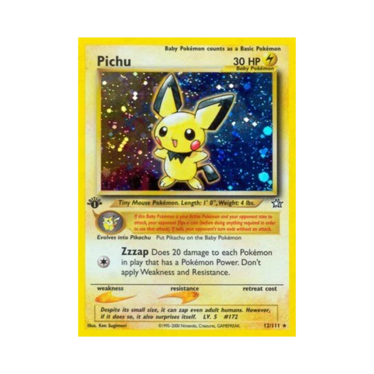 포켓몬 TCG 피츄 RH 네오 제네시스 (영문판)