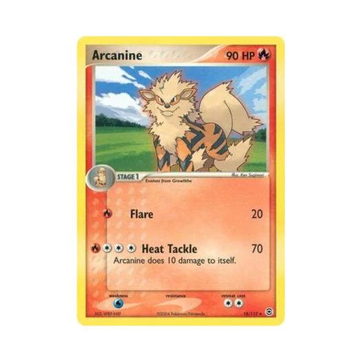포켓몬 TCG 윈디 R EX 파이어레드 & 리프그린 (영문판)