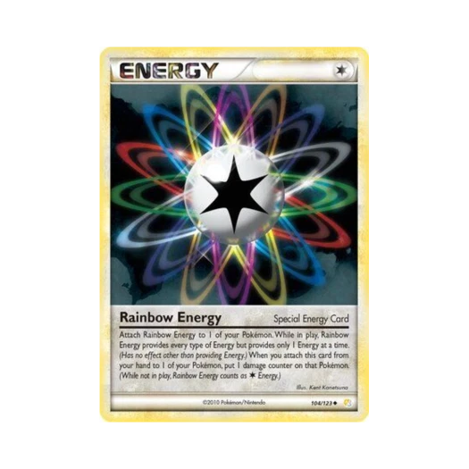 포켓몬 TCG 레인보우 에너지 U 하트골드 & 소울실버 (영문판)