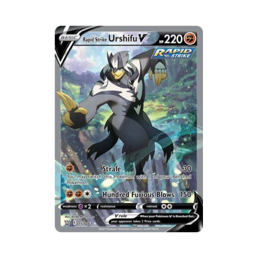 포켓몬 TCG 연격 우라오스 V RU 배틀 스타일즈 (영문판)