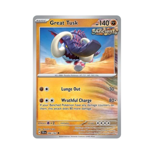 포켓몬 TCG 위대한엄니 U 템포럴 포시스 (영문판) 카드 이미지