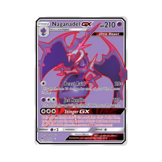 포켓몬 TCG 아고용 GX RU 포비든 라이트 (영문판)