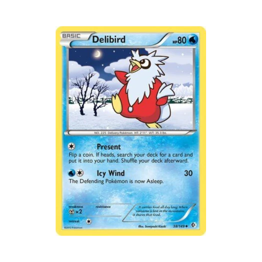 포켓몬 TCG 딜리버드 U 바운더리스 크로스드 (영문판)