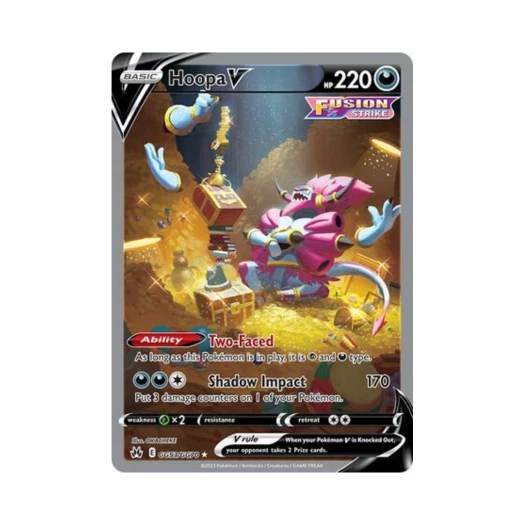 포켓몬 TCG 후파 V R 크라운 제니스 (영문판)