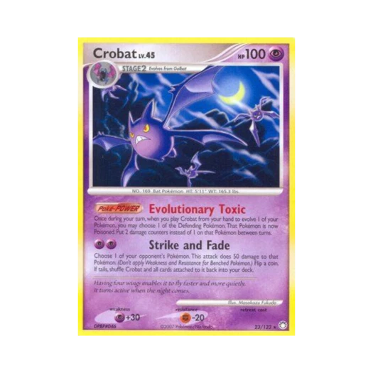 포켓몬 TCG 크로뱃 R 미스터리어스 트레져스 (영문판)