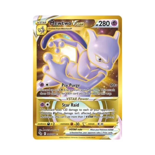 Pokemon TCG Mewtwo VSTAR RS Pokemon GO (English Ver.)