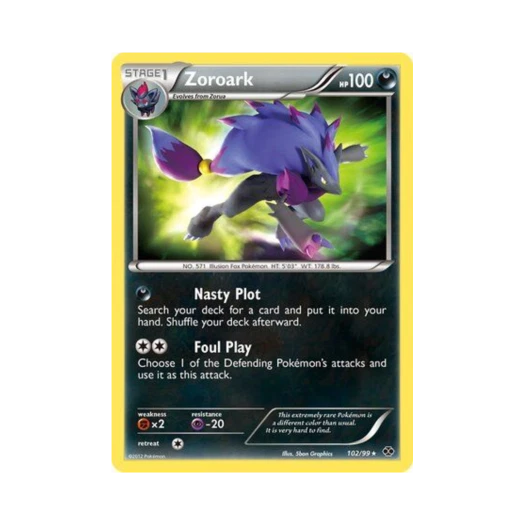 Pokemon TCG Zoroark RS Next Destinies (English Ver.)