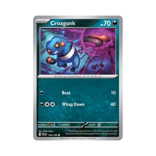 Pokemon TCG Croagunk C Scarlet & Violet (English Ver.)