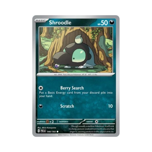 Pokemon TCG Shroodle C Paldea Evolved (English Ver.)