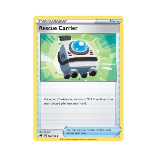 포켓몬 TCG 레스큐캐리 U 크라운 제니스 (영문판)