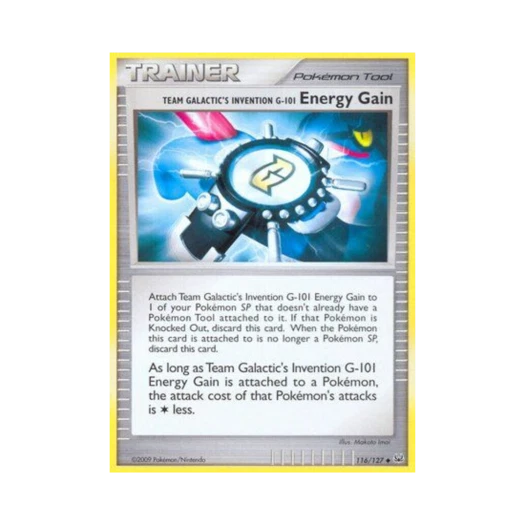 포켓몬 TCG 갤럭시단의 발명 G-101 에너지게인 U 플래티넘 (영문판)