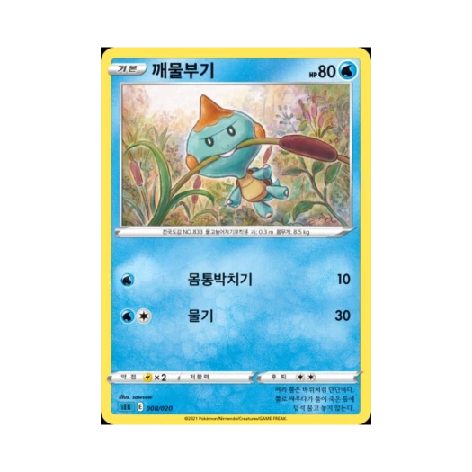 포켓몬 TCG 깨물부기 소드&실드 스타터 세트 VMAX 거북왕 (한글판)