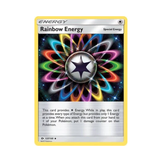 포켓몬 TCG 레인보우 에너지 U 썬 & 문 (영문판)