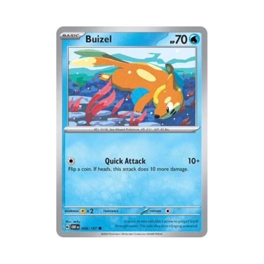 Pokemon TCG Buizel C Obsidian Flames (English Ver.)