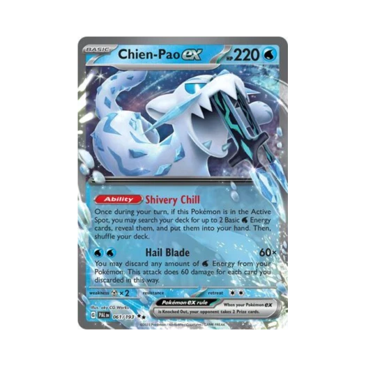 포켓몬 TCG 파오젠 ex DR 팔데아 이볼브드 (영문판)