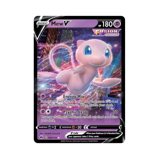 포켓몬 TCG 뮤 V R 크라운 제니스 (영문판)