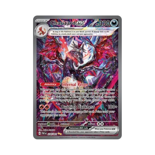 포켓몬 TCG 리자몽 ex SIR 팔데아 페이트 (영문판)