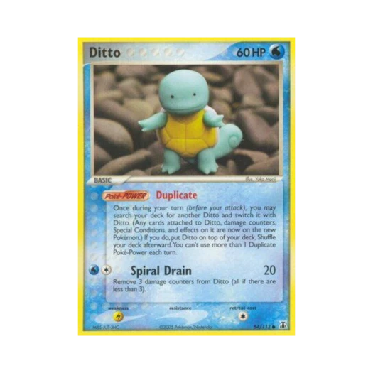 포켓몬 TCG 메타몽 C EX 델타 스페이시스 (영문판)