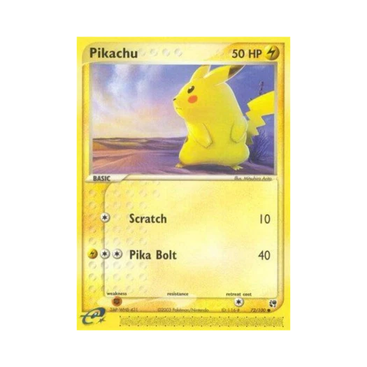 포켓몬 TCG 피카츄 C EX 샌드스톰 (영문판)
