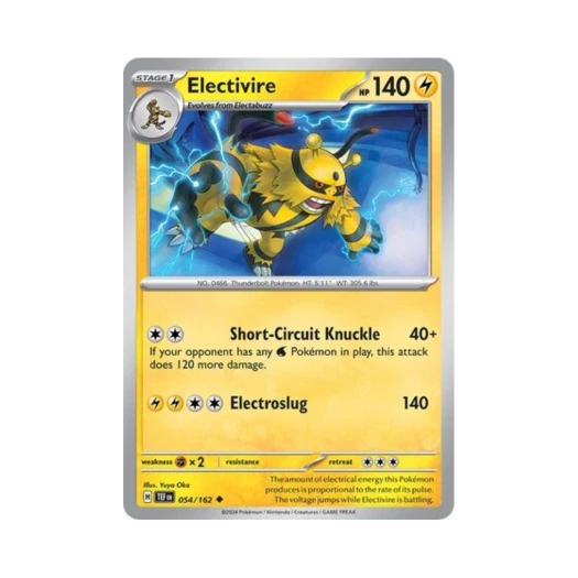 Pokemon TCG Electivire U Temporal Forces (English Ver.)