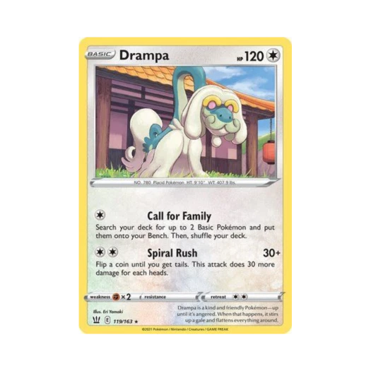 포켓몬 TCG 할비롱 R 배틀 스타일즈 (영문판)