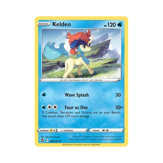 포켓몬 TCG 케르디오 R 실버 템페스트 (영문판)