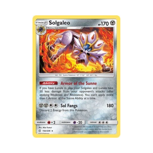 Pokemon TCG Solgaleo RH Cosmic Eclipse (English Ver.)