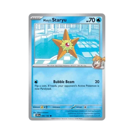 Pokemon TCG Misty's Staryu C Destined Rivals (English Ver.)