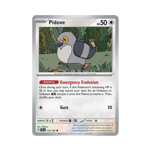 포켓몬 TCG 콩둘기 C 템포럴 포시스 (영문판) 카드 이미지
