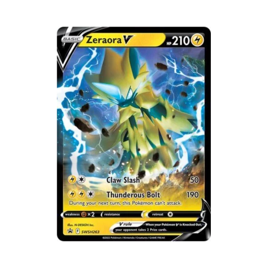 포켓몬 TCG 제라오라 V P 소드 & 실드 프로모카드 (영문판)