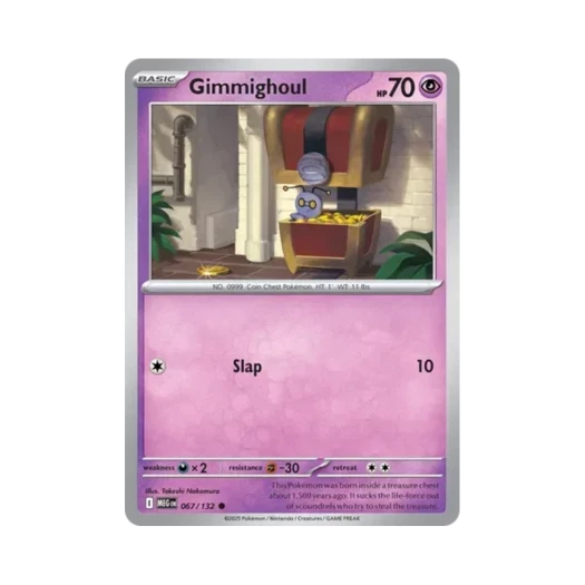 Pokemon TCG Gimmighoul C Mega Evolution (English Ver.)
