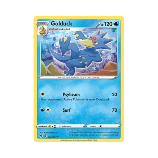 포켓몬 TCG 골덕 U 이볼빙 스카이즈 (영문판)