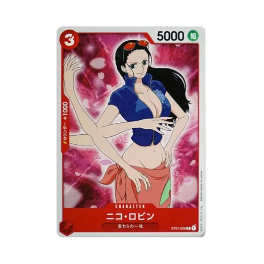 원피스 TCG 니코 로빈 C ST01-008 스타트 덱 밀짚모자 일당 (일어판)