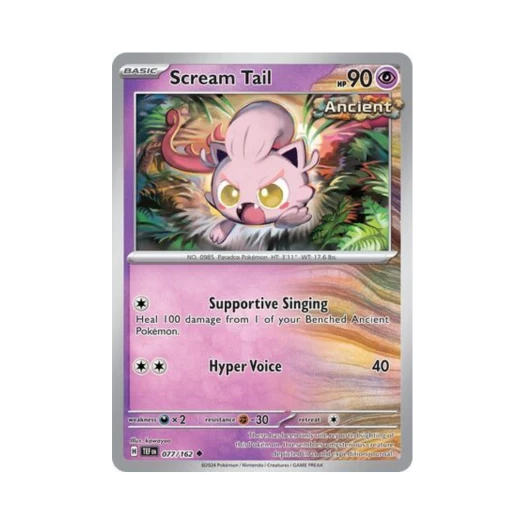 포켓몬 TCG 우렁찬꼬리 U 템포럴 포시스 (영문판) 카드 이미지