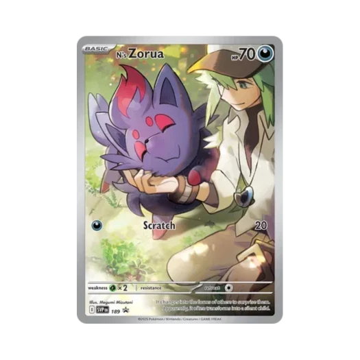 포켓몬 TCG N의 조로아 P 스칼렛 & 바이올렛 프로모 카드 (영문판)
