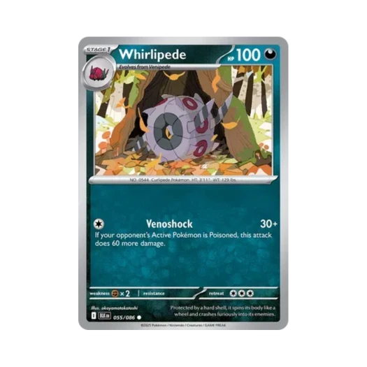 Pokemon TCG Whirlipede C Black Bolt (English Ver.)