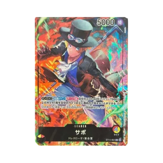 One Piece TCG Sabo L ST13-001 Seven Eleven Promotion Card (Japanese Ver.)