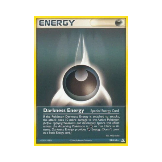포켓몬 TCG 다크니스 에너지 R EX 홀론 팬텀 (영문판)