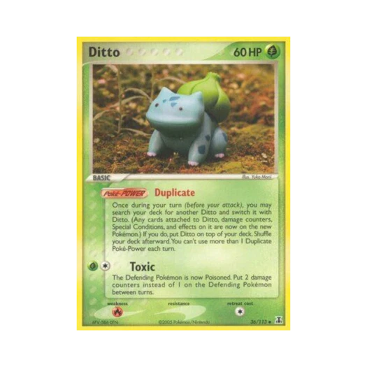 포켓몬 TCG 메타몽 U EX 델타 스페이시스 (영문판)