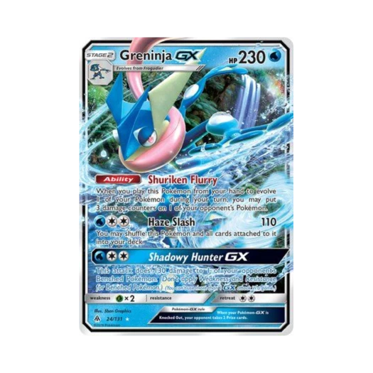 포켓몬 TCG 개굴닌자 GX RHG 포비든 라이트 (영문판)