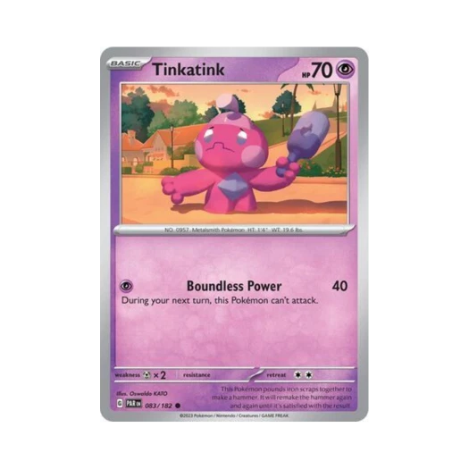 Pokemon TCG Tinkatink C Paradox Rift (English Ver.)